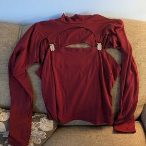 Beautiful Garnet Red Noctex Top